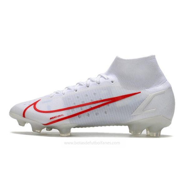 Nike Mercurial Superfly Elite FG Blanco Rojo